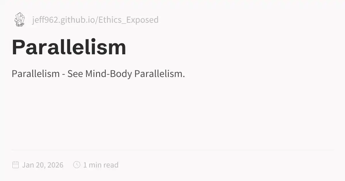 Parallelism